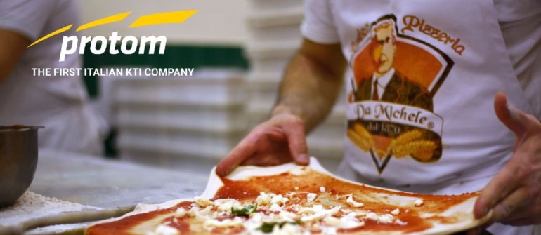 Innovazione, tecnologia e food: intesa tra Protom e “L’antica Pizzeria da Michele”